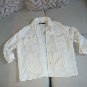 Zara oversized throw shirt US small